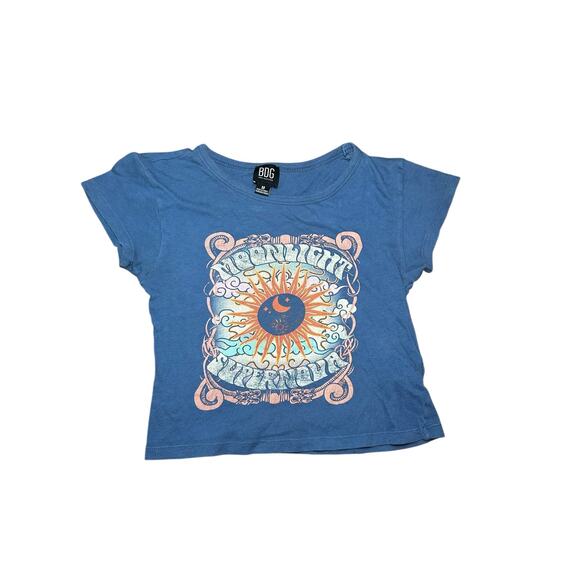 BDG Urban Outfitters Women’s Moonlight Supernova Graphic Baby Tee Size Medium - Picture 2 of 5